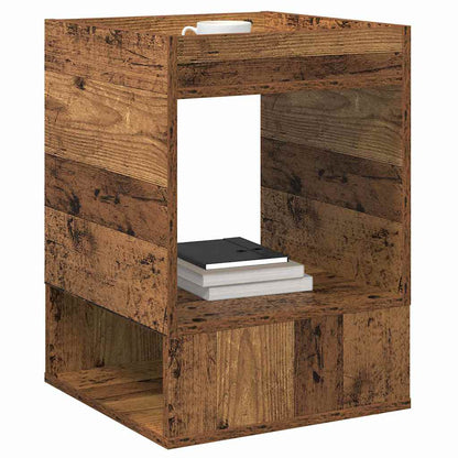 vidaXL End Table 2 pcs Old Wood 40 x 40 x 56 cm Engineered Wood