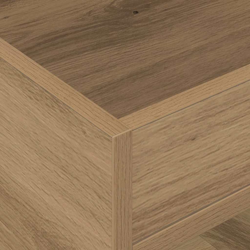 vidaXL End Table Artisan Oak 40 x 40 x 56 cm Engineered Wood