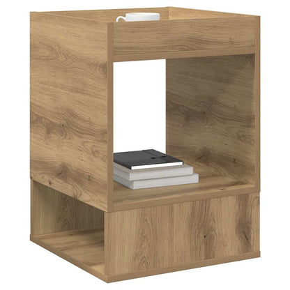 vidaXL End Table Artisan Oak 40 x 40 x 56 cm Engineered Wood