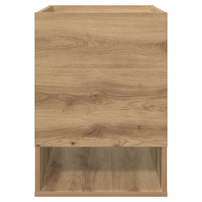 vidaXL End Table Artisan Oak 40 x 40 x 56 cm Engineered Wood