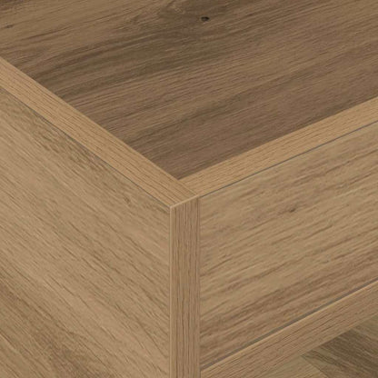vidaXL End Table 2 pcs Artisan Oak 40 x 40 x 56 cm Engineered Wood