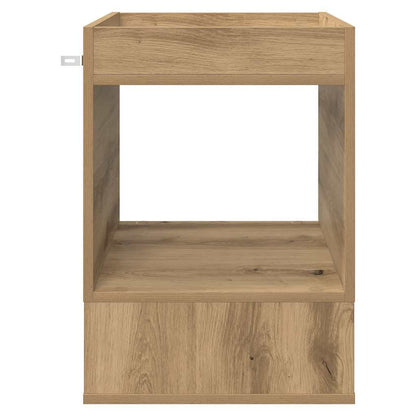 vidaXL End Table 2 pcs Artisan Oak 40 x 40 x 56 cm Engineered Wood