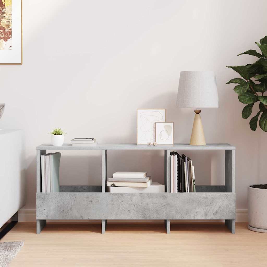 vidaXL Magazine Rack Concrete Grey 102 x 30 x 45 cm