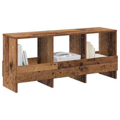 vidaXL Magazine Rack Old Wood 102 x 30 x 45 cm