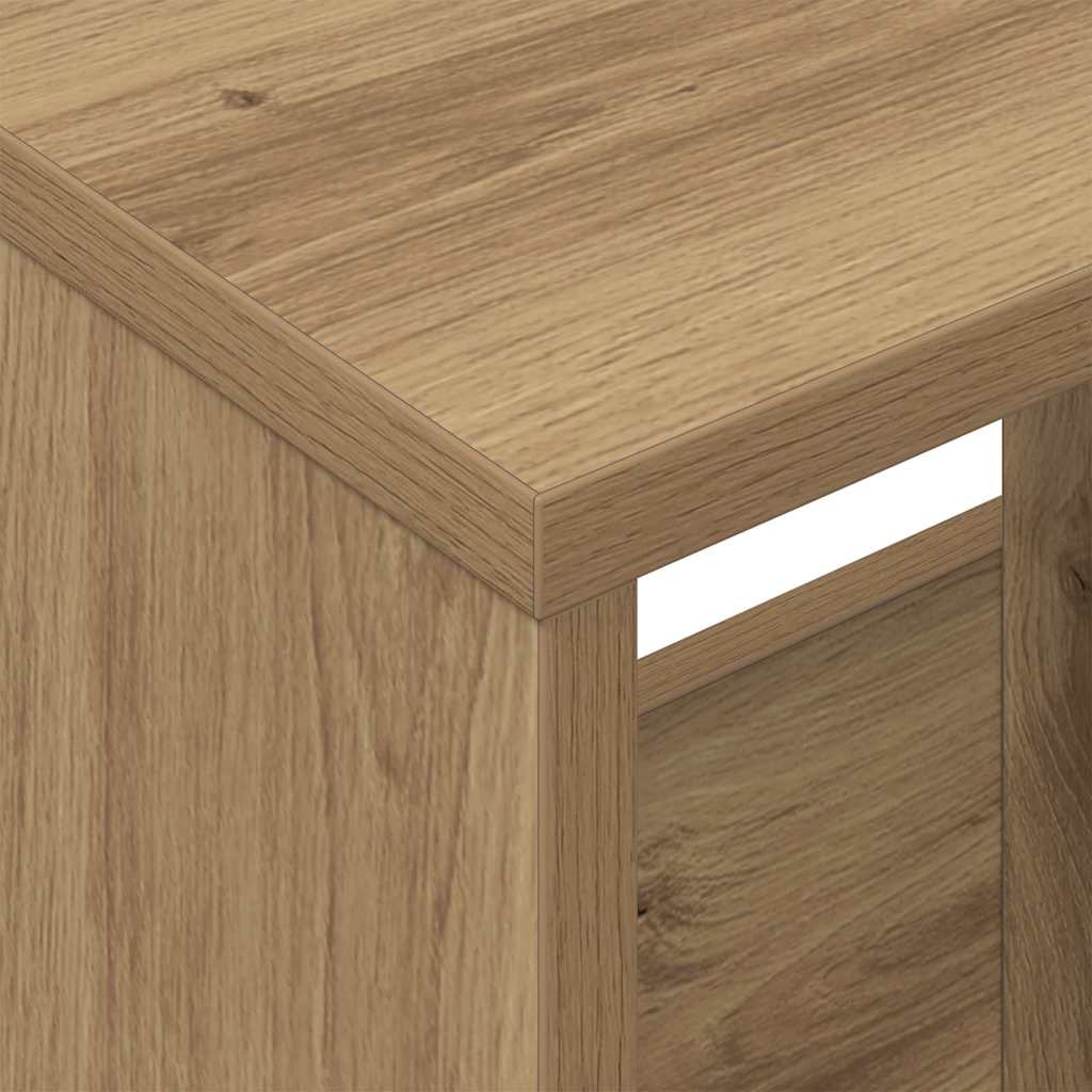 vidaXL Magazine Rack Artisan Oak 102 x 30 x 45 cm