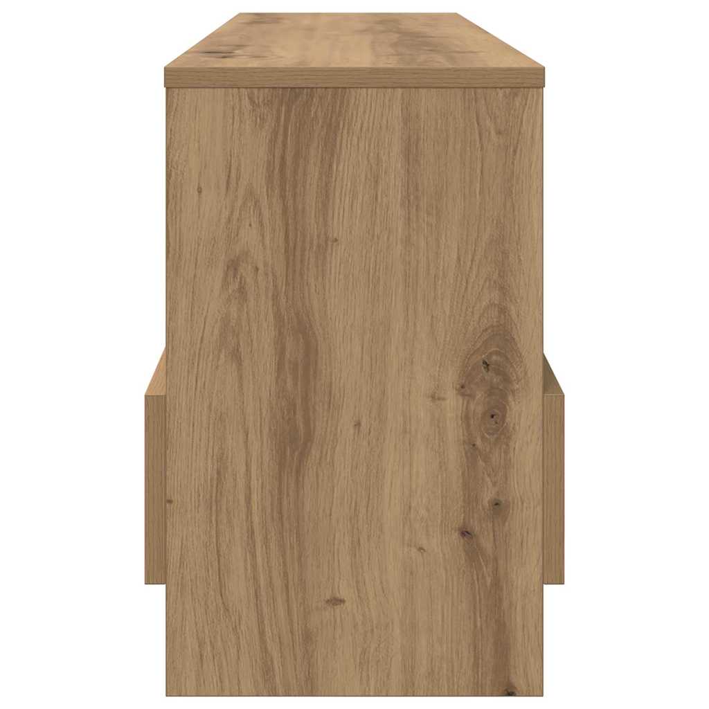 vidaXL Magazine Rack Artisan Oak 102 x 30 x 45 cm