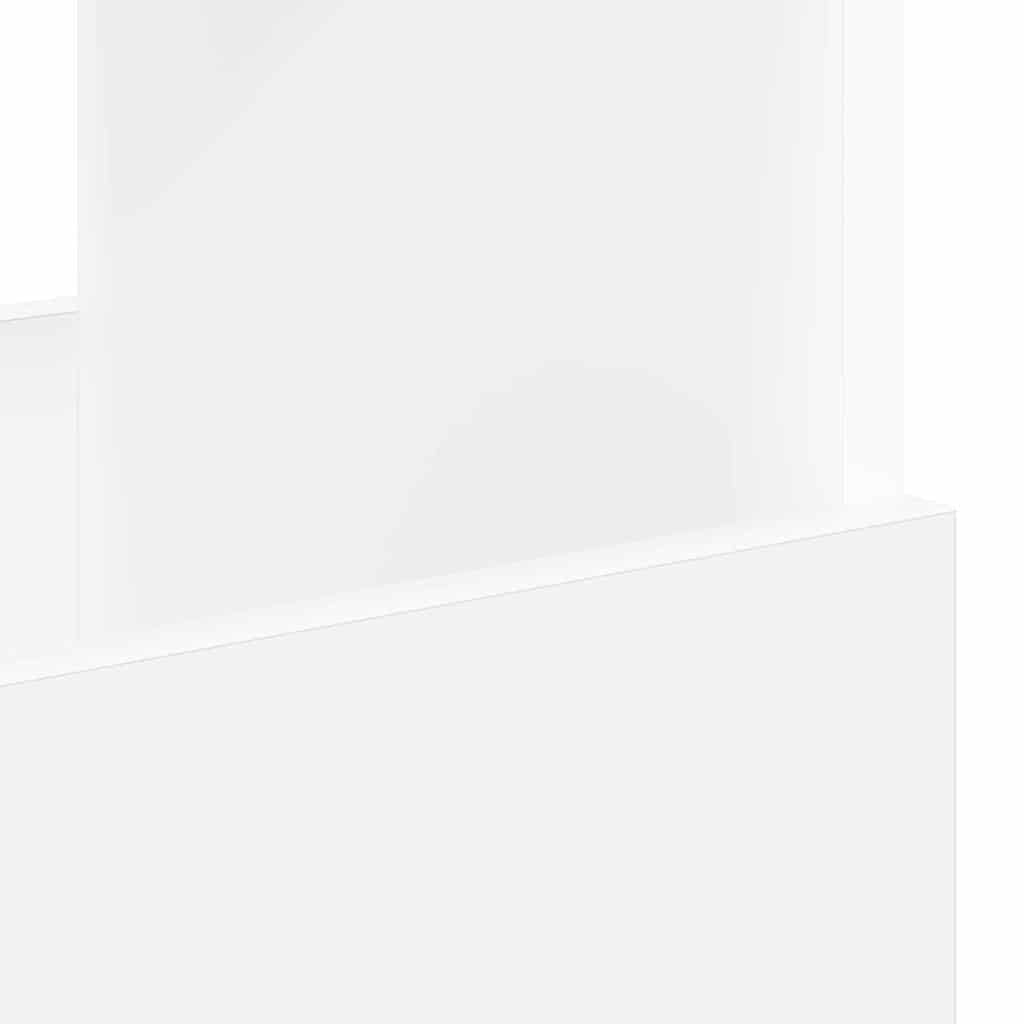 vidaXL Magazine Rack 2 pcs White 35 x 30 x 45 cm