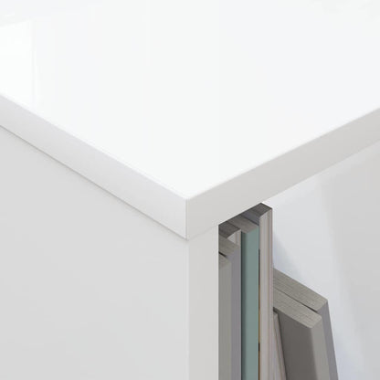vidaXL Magazine Rack 2 pcs White 35 x 30 x 45 cm
