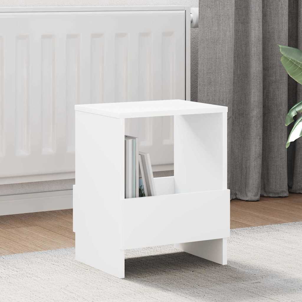 vidaXL Magazine Rack 2 pcs White 35 x 30 x 45 cm