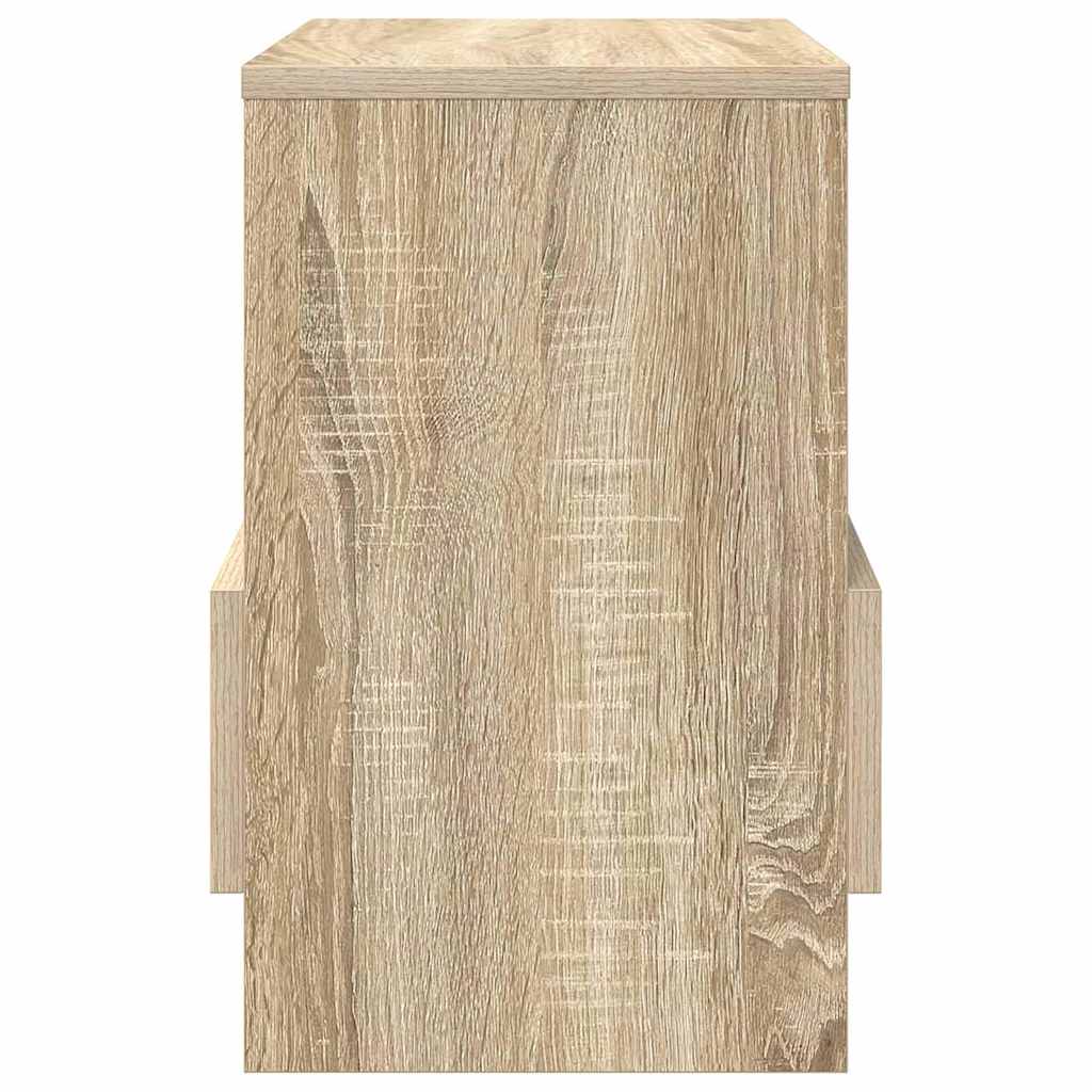 vidaXL Magazine Rack Sonoma Oak 35 x 30 x 45 cm