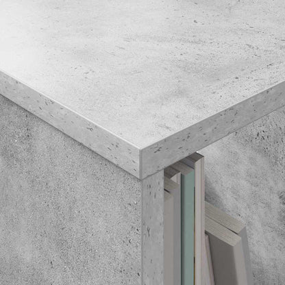 vidaXL Magazine Rack Concrete Grey 35 x 30 x 45 cm