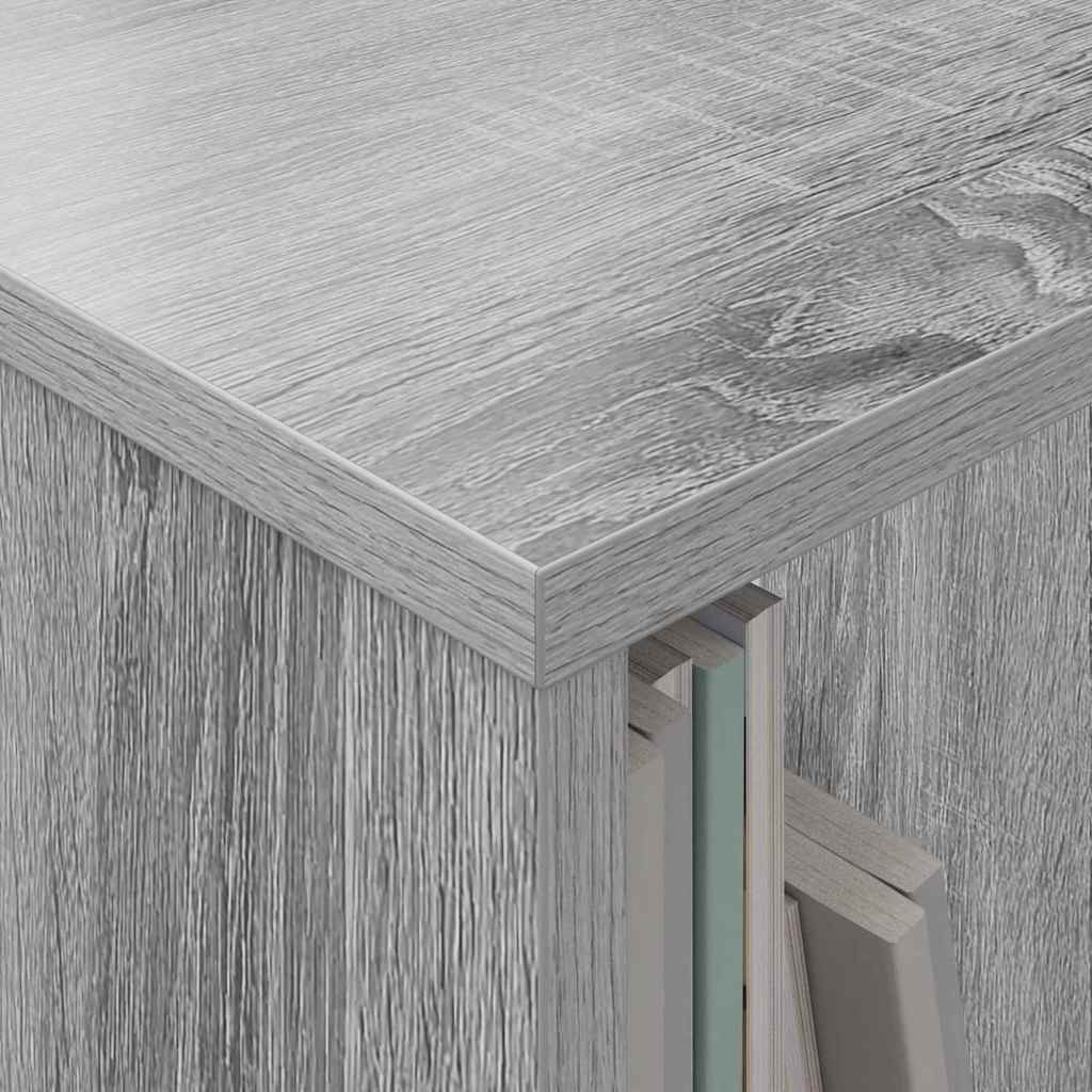 vidaXL Magazine Rack 2 pcs Grey Sonoma 35 x 30 x 45 cm