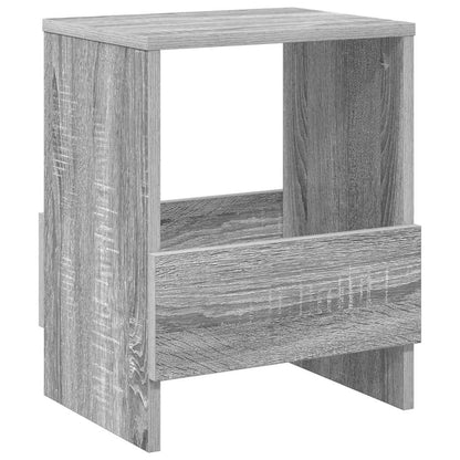 vidaXL Magazine Rack 2 pcs Grey Sonoma 35 x 30 x 45 cm