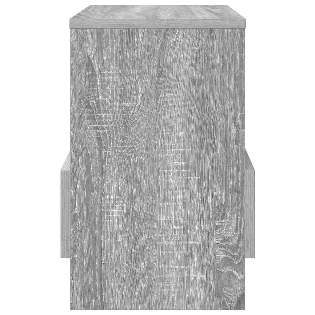 vidaXL Magazine Rack 2 pcs Grey Sonoma 35 x 30 x 45 cm