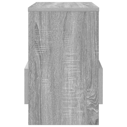 vidaXL Magazine Rack 2 pcs Grey Sonoma 35 x 30 x 45 cm