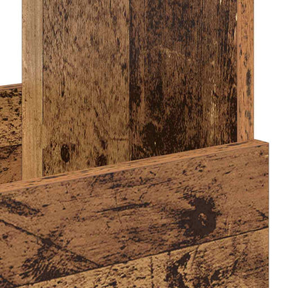 vidaXL Magazine Rack Old Wood 35 x 30 x 45 cm