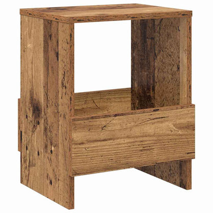 vidaXL Magazine Rack Old Wood 35 x 30 x 45 cm