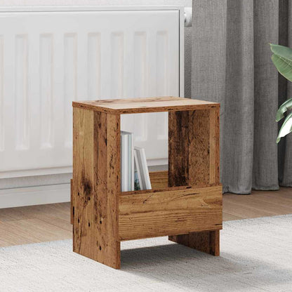 vidaXL Magazine Rack 2 pcs Old Wood 35 x 30 x 45 cm