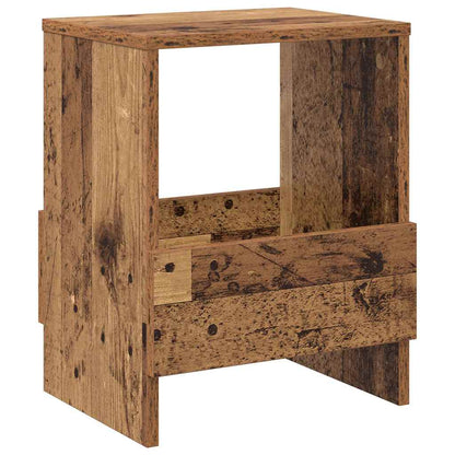 vidaXL Magazine Rack 2 pcs Old Wood 35 x 30 x 45 cm