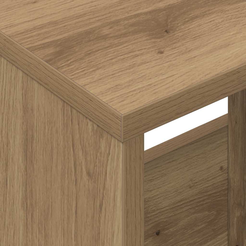 vidaXL Magazine Rack Artisan Oak 35 x 30 x 45 cm