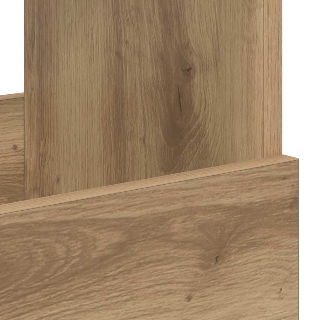 vidaXL Magazine Rack Artisan Oak 35 x 30 x 45 cm