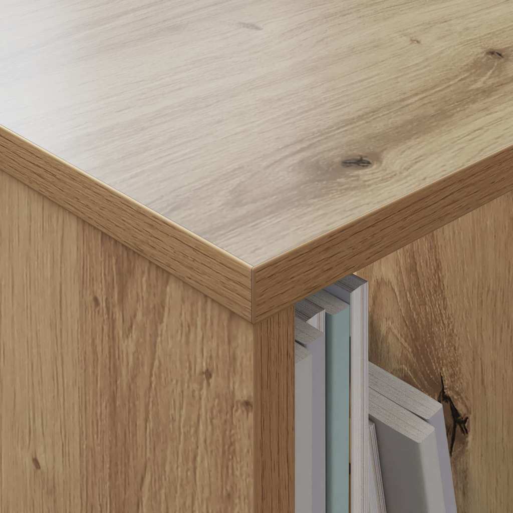 vidaXL Magazine Rack Artisan Oak 35 x 30 x 45 cm