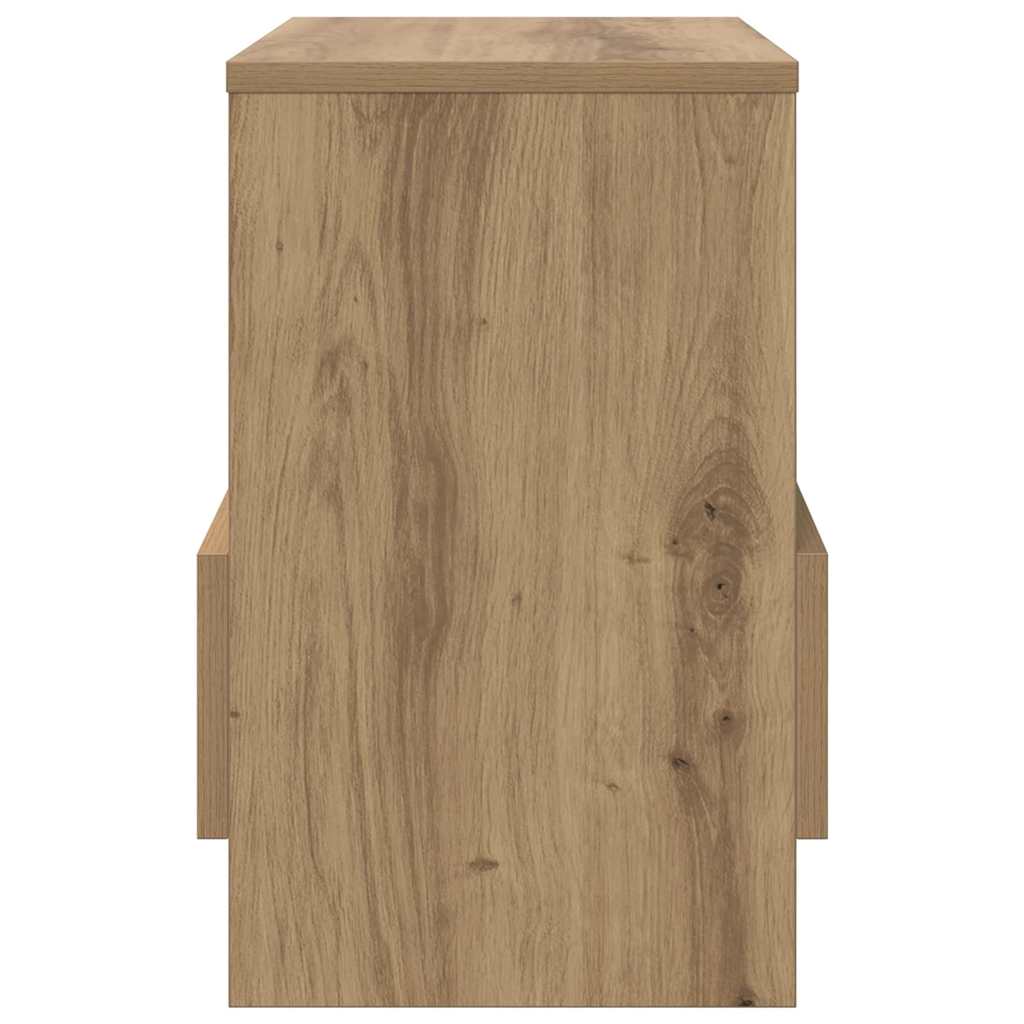 vidaXL Magazine Rack Artisan Oak 35 x 30 x 45 cm