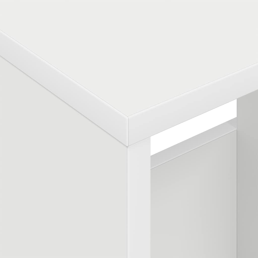 vidaXL Magazine Rack White 68.5 x 30 x 45 cm