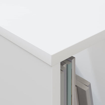 vidaXL Magazine Rack White 68.5 x 30 x 45 cm