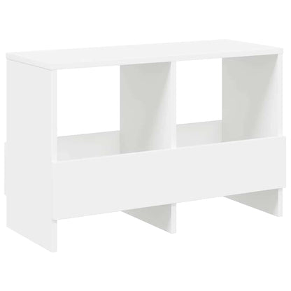 vidaXL Magazine Rack White 68.5 x 30 x 45 cm