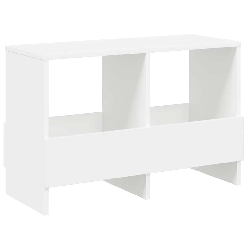 vidaXL Magazine Rack White 68.5 x 30 x 45 cm