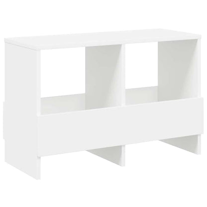vidaXL Magazine Rack White 68.5 x 30 x 45 cm