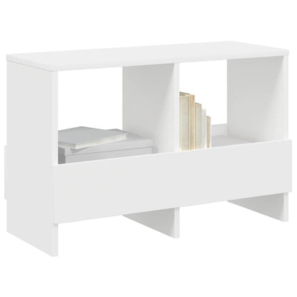 vidaXL Magazine Rack White 68.5 x 30 x 45 cm