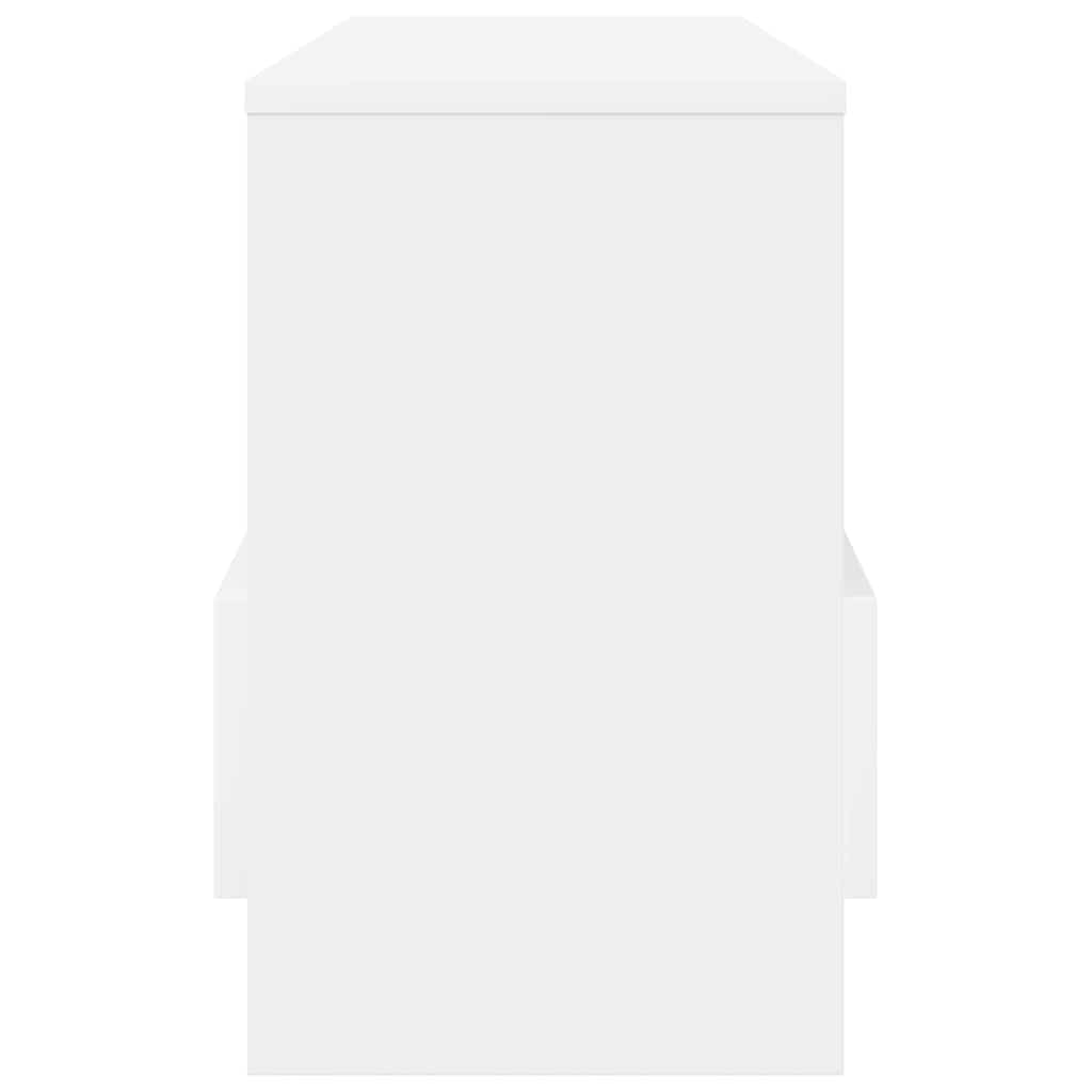 vidaXL Magazine Rack White 68.5 x 30 x 45 cm