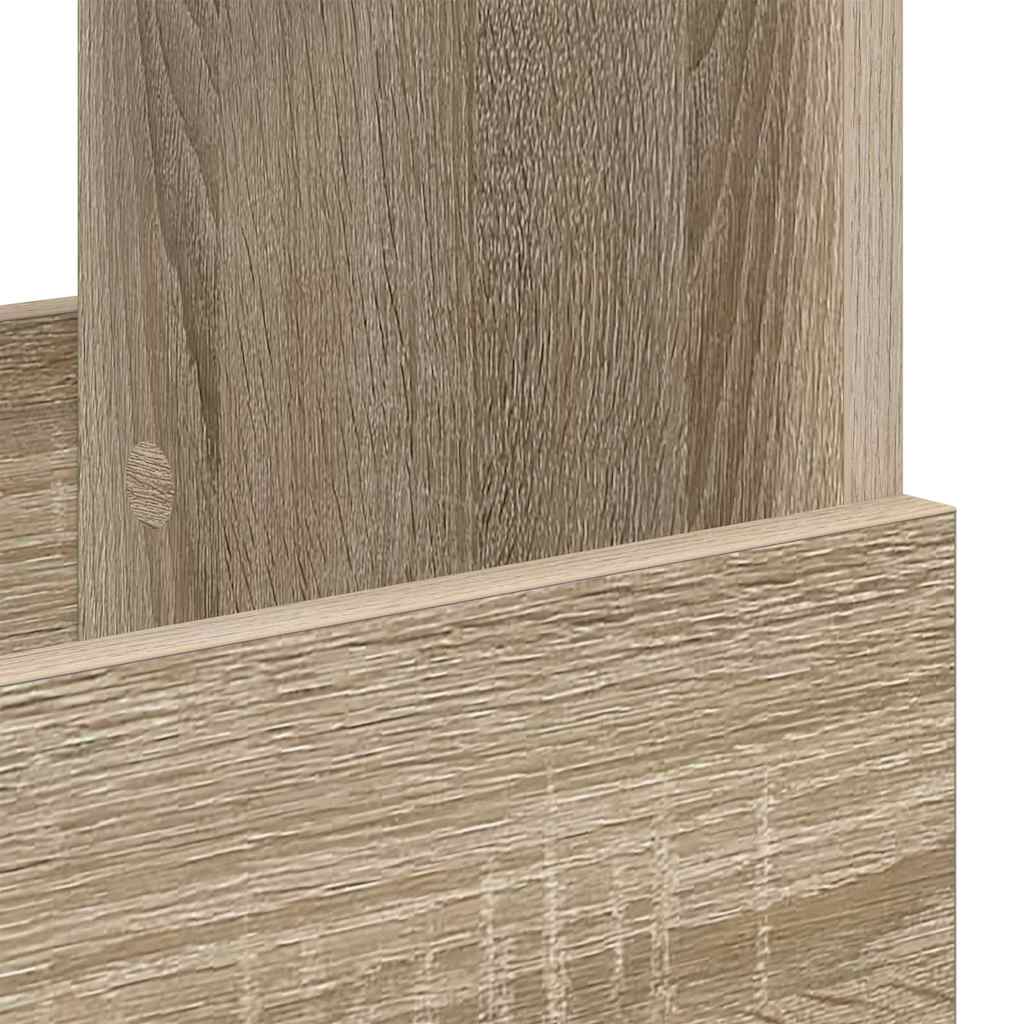 vidaXL Magazine Rack Sonoma Oak 68.5 x 30 x 45 cm