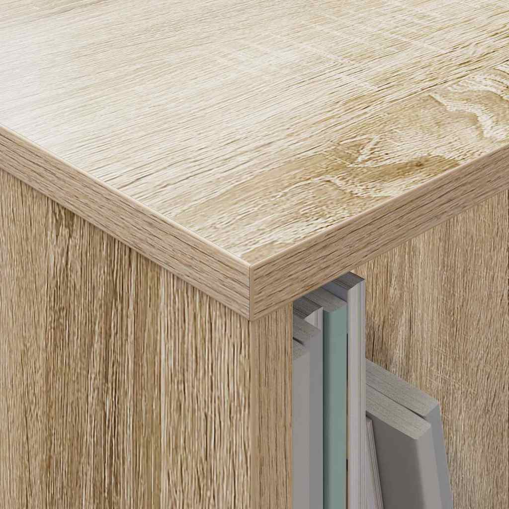 vidaXL Magazine Rack Sonoma Oak 68.5 x 30 x 45 cm