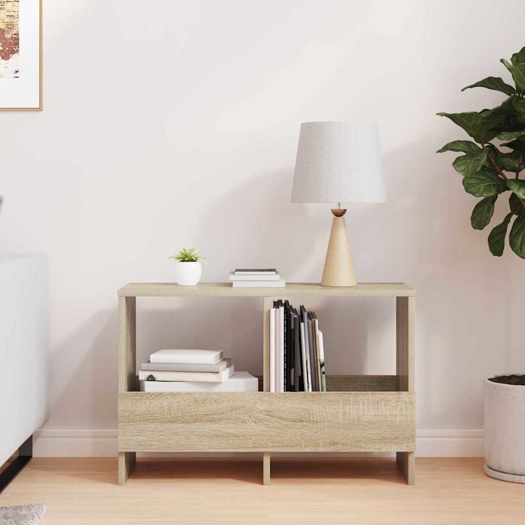 vidaXL Magazine Rack Sonoma Oak 68.5 x 30 x 45 cm