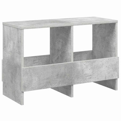 vidaXL Magazine Rack Concrete Grey 68.5 x 30 x 45 cm