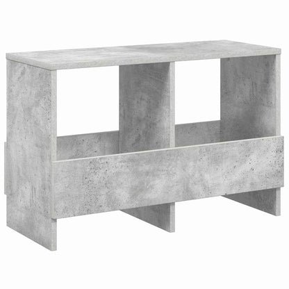 vidaXL Magazine Rack Concrete Grey 68.5 x 30 x 45 cm