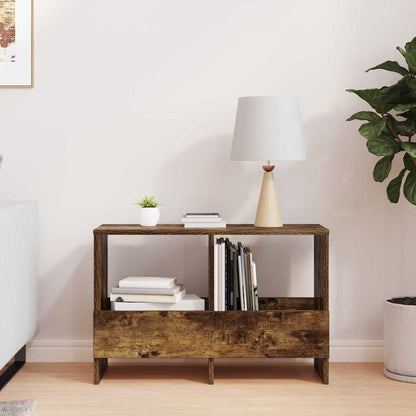 vidaXL Magazine Rack Smoked Oak 68.5 x 30 x 45 cm