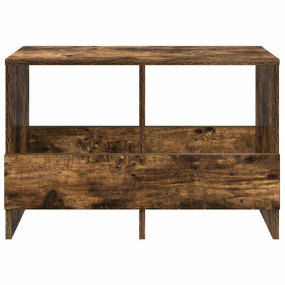 vidaXL Magazine Rack Smoked Oak 68.5 x 30 x 45 cm