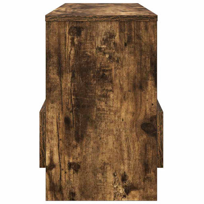 vidaXL Magazine Rack Smoked Oak 68.5 x 30 x 45 cm