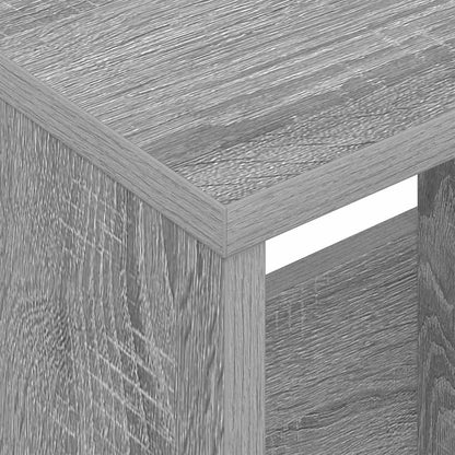 vidaXL Magazine Rack Grey Sonoma 68.5 x 30 x 45 cm