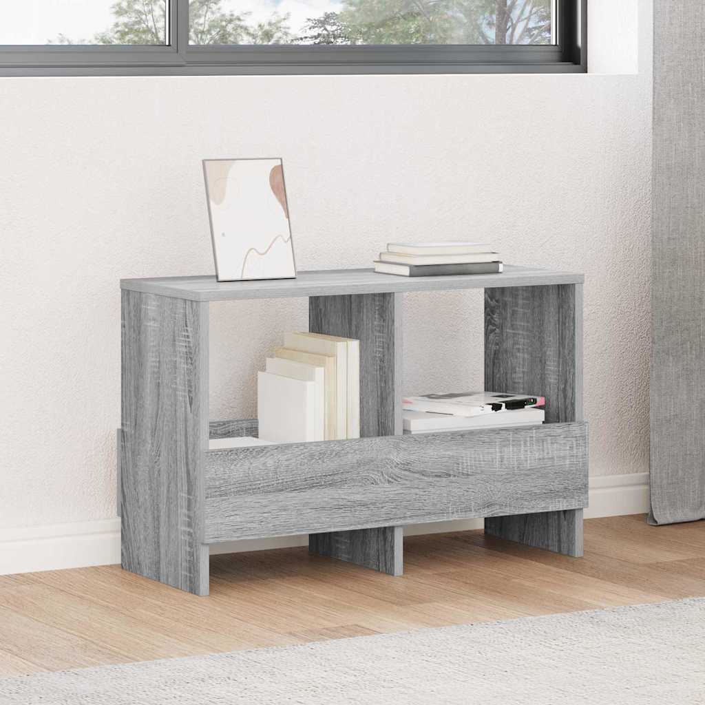 vidaXL Magazine Rack Grey Sonoma 68.5 x 30 x 45 cm