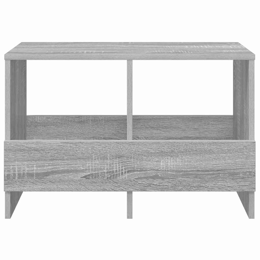 vidaXL Magazine Rack Grey Sonoma 68.5 x 30 x 45 cm