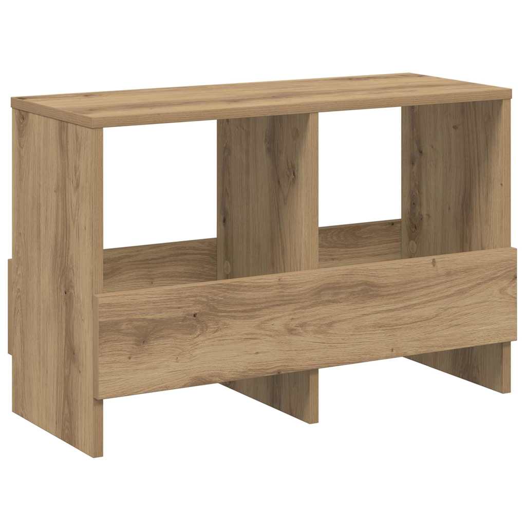 vidaXL Magazine Rack Artisan Oak 68.5 x 30 x 45 cm