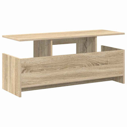vidaXL TV Stand Sonoma Oak 102 x 35 x 45 cm Engineered Wood