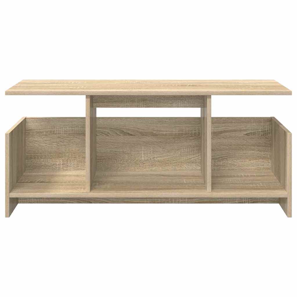 vidaXL TV Stand Sonoma Oak 102 x 35 x 45 cm Engineered Wood