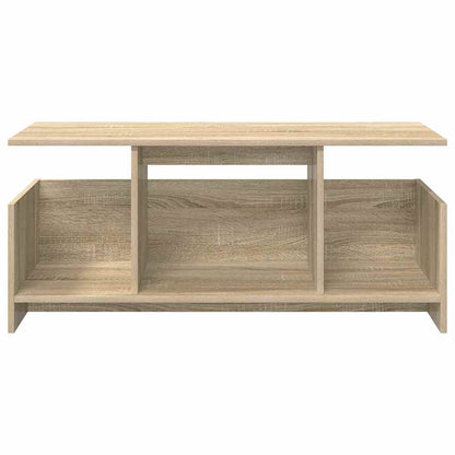 vidaXL TV Stand Sonoma Oak 102 x 35 x 45 cm Engineered Wood