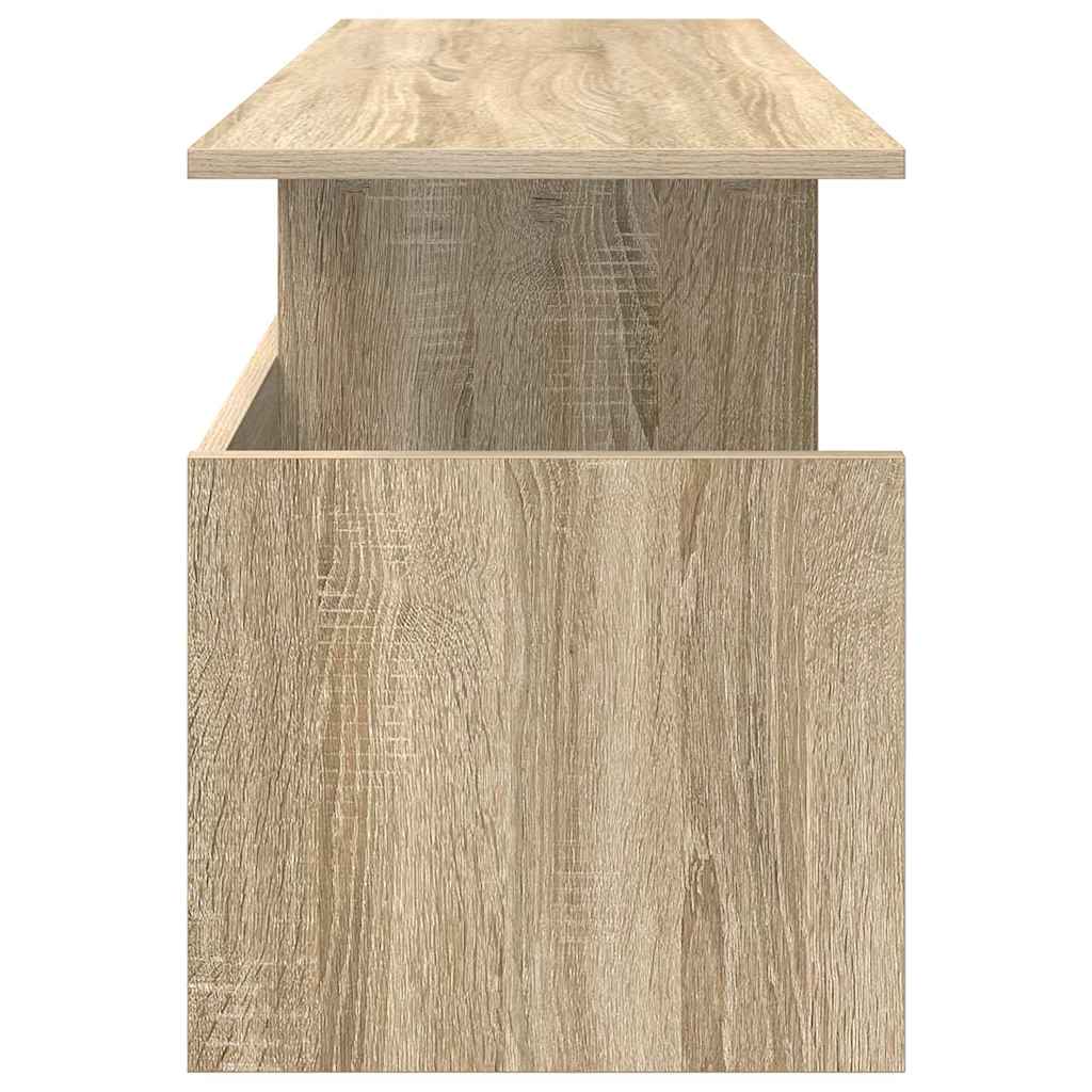 vidaXL TV Stand Sonoma Oak 102 x 35 x 45 cm Engineered Wood